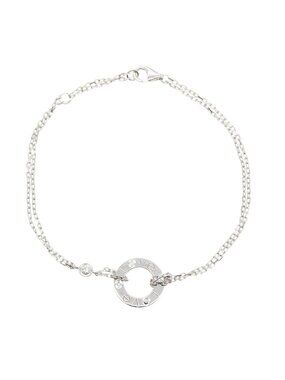 Cartier Bracelet Love Circle 16 18 18K White Gold Diamond